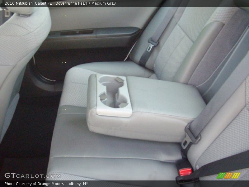 Dover White Pearl / Medium Gray 2010 Mitsubishi Galant FE