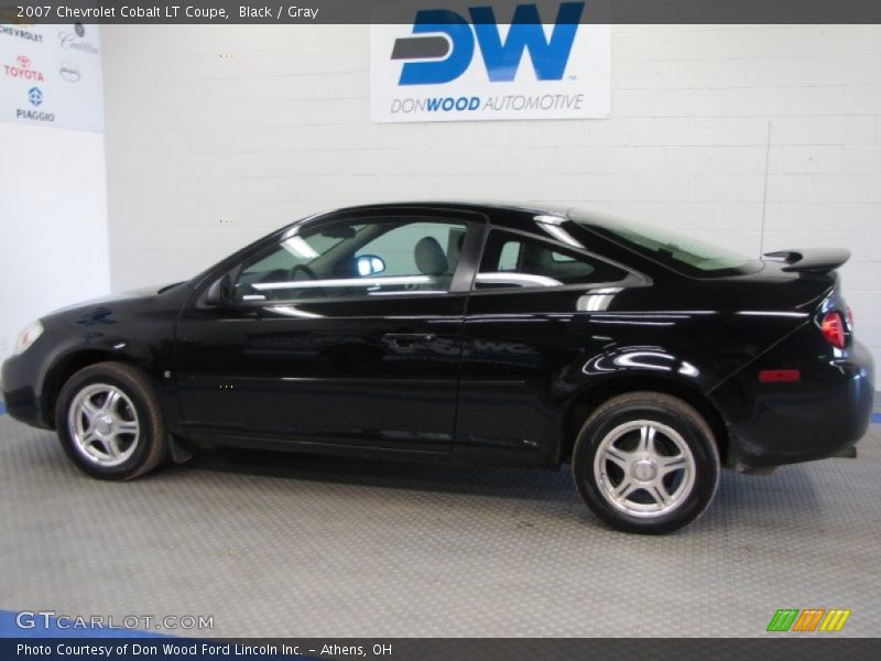 Black / Gray 2007 Chevrolet Cobalt LT Coupe