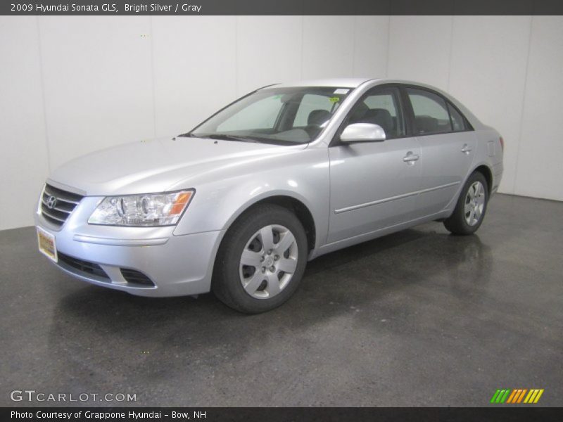 Bright Silver / Gray 2009 Hyundai Sonata GLS