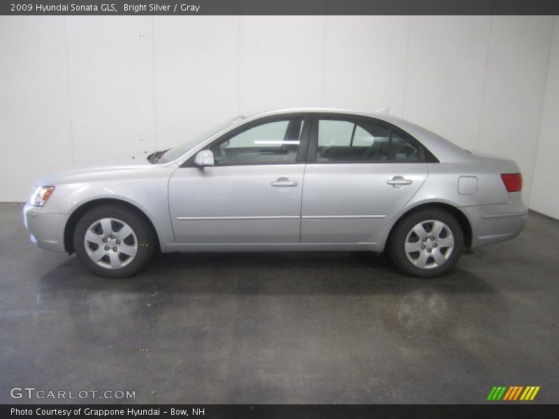 Bright Silver / Gray 2009 Hyundai Sonata GLS