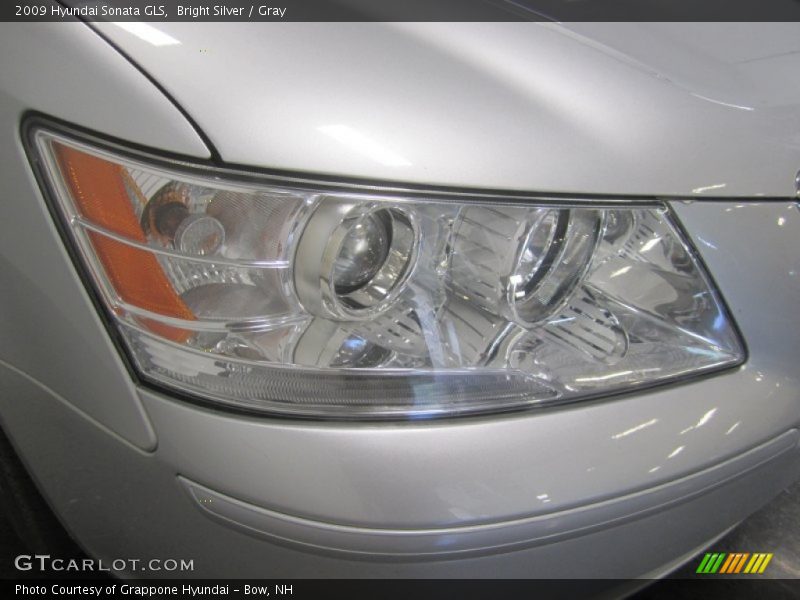 Bright Silver / Gray 2009 Hyundai Sonata GLS