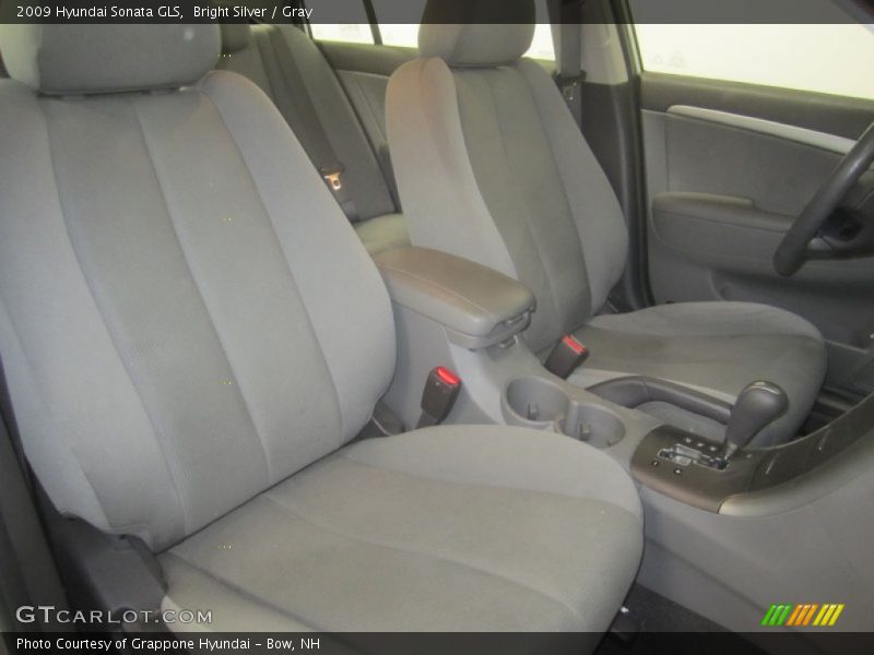 Bright Silver / Gray 2009 Hyundai Sonata GLS