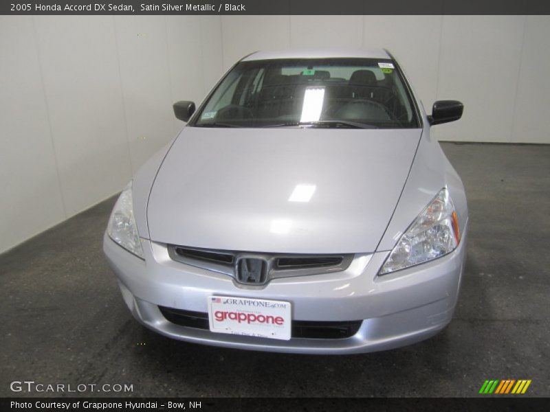 Satin Silver Metallic / Black 2005 Honda Accord DX Sedan