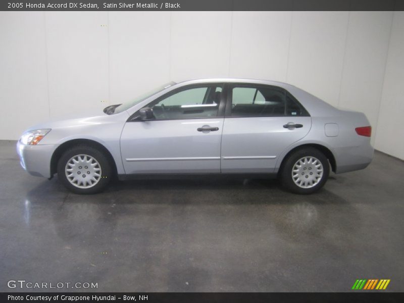 Satin Silver Metallic / Black 2005 Honda Accord DX Sedan