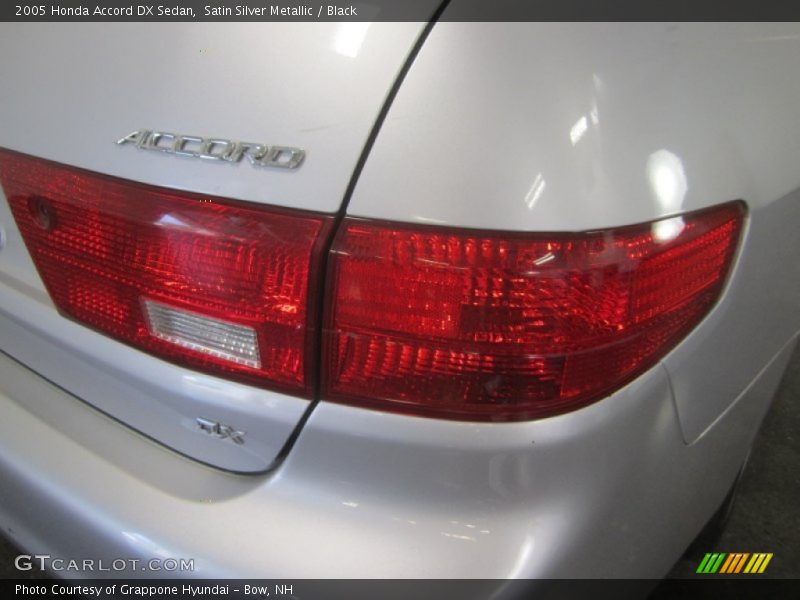 Satin Silver Metallic / Black 2005 Honda Accord DX Sedan