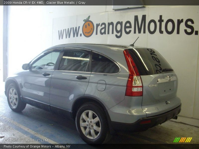 Glacier Blue Metallic / Gray 2009 Honda CR-V EX 4WD