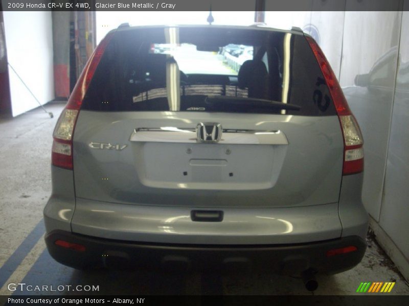 Glacier Blue Metallic / Gray 2009 Honda CR-V EX 4WD