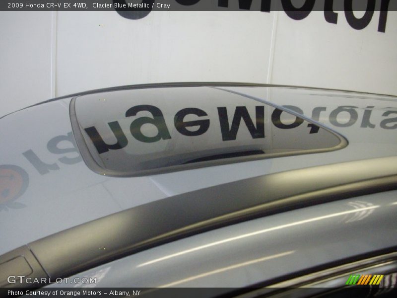 Glacier Blue Metallic / Gray 2009 Honda CR-V EX 4WD