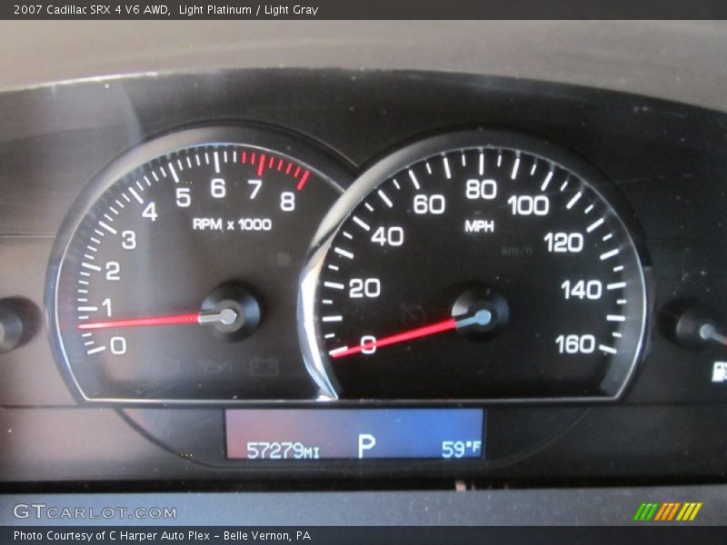 Light Platinum / Light Gray 2007 Cadillac SRX 4 V6 AWD