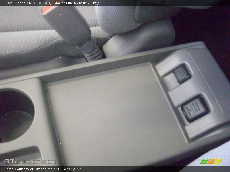 Glacier Blue Metallic / Gray 2009 Honda CR-V EX 4WD