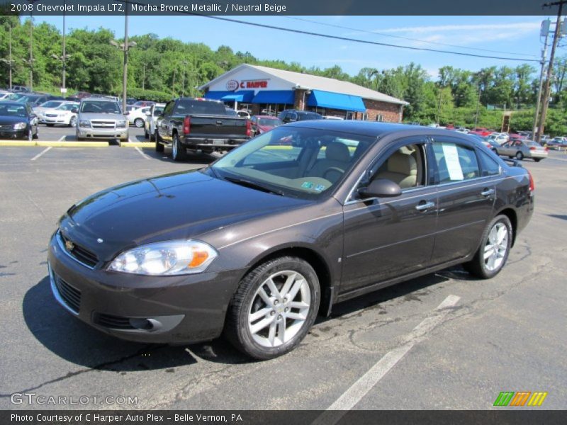 Mocha Bronze Metallic / Neutral Beige 2008 Chevrolet Impala LTZ