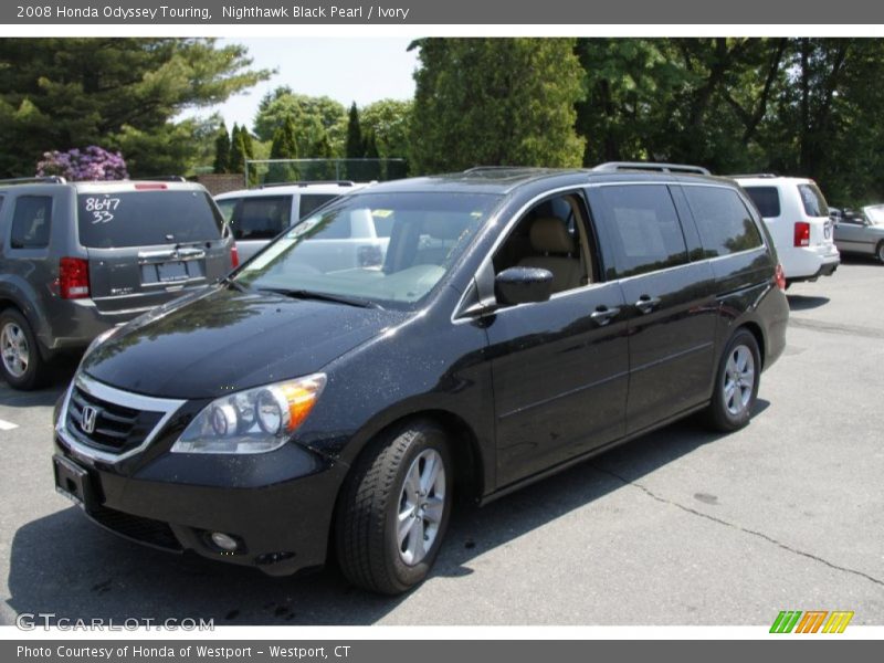 Nighthawk Black Pearl / Ivory 2008 Honda Odyssey Touring