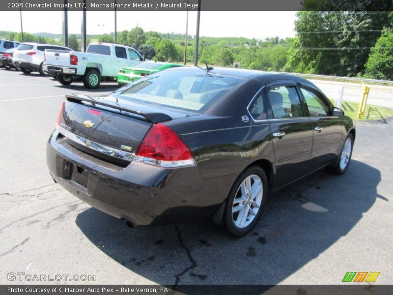 Mocha Bronze Metallic / Neutral Beige 2008 Chevrolet Impala LTZ