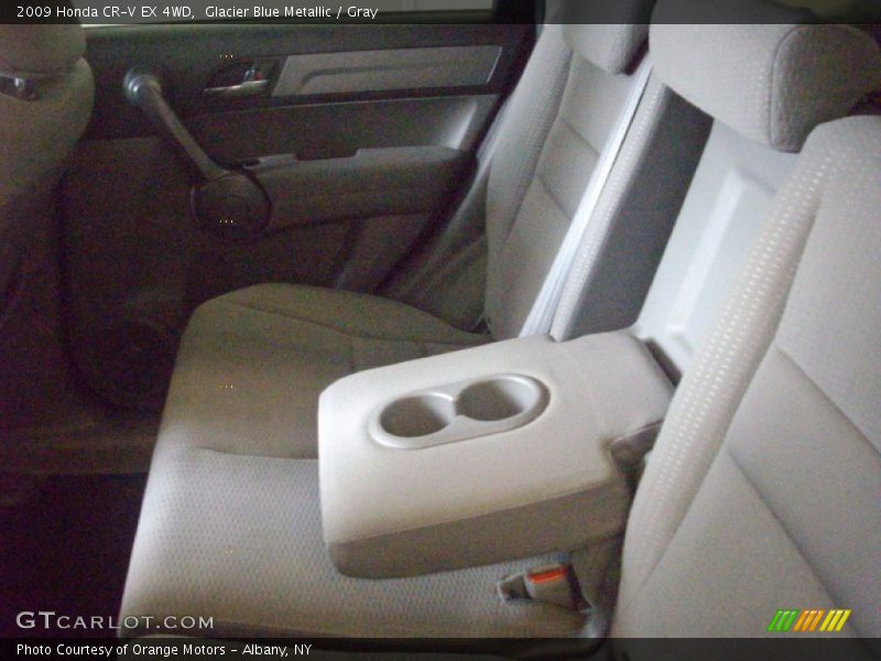 Glacier Blue Metallic / Gray 2009 Honda CR-V EX 4WD