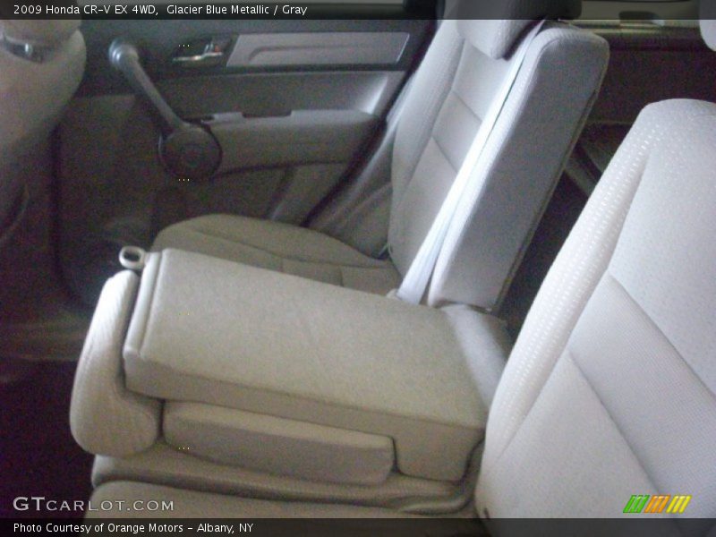 Glacier Blue Metallic / Gray 2009 Honda CR-V EX 4WD