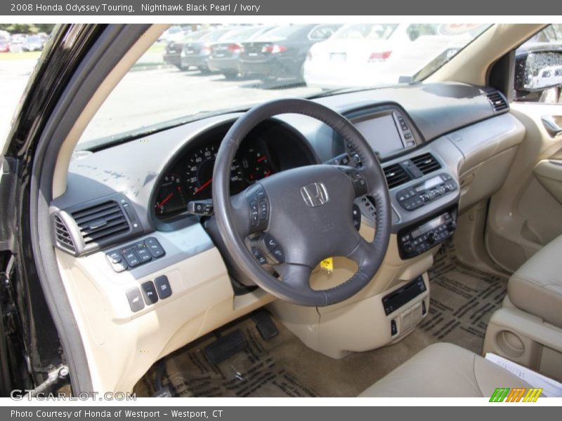 Nighthawk Black Pearl / Ivory 2008 Honda Odyssey Touring