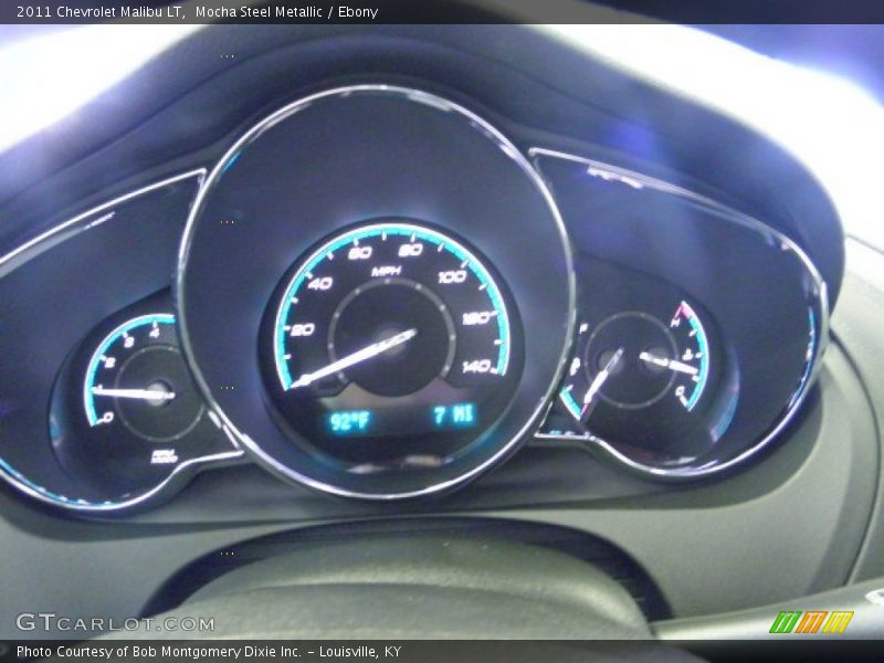 Mocha Steel Metallic / Ebony 2011 Chevrolet Malibu LT