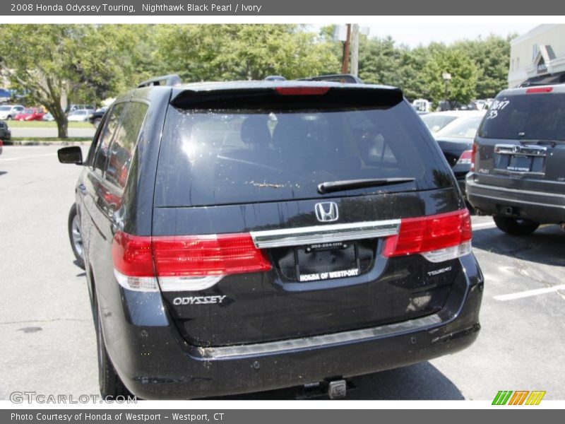 Nighthawk Black Pearl / Ivory 2008 Honda Odyssey Touring