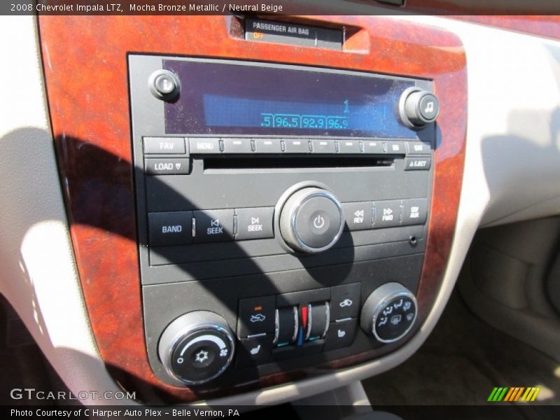 Mocha Bronze Metallic / Neutral Beige 2008 Chevrolet Impala LTZ