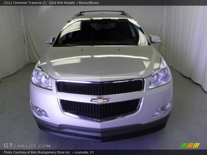 Gold Mist Metallic / Ebony/Ebony 2011 Chevrolet Traverse LT