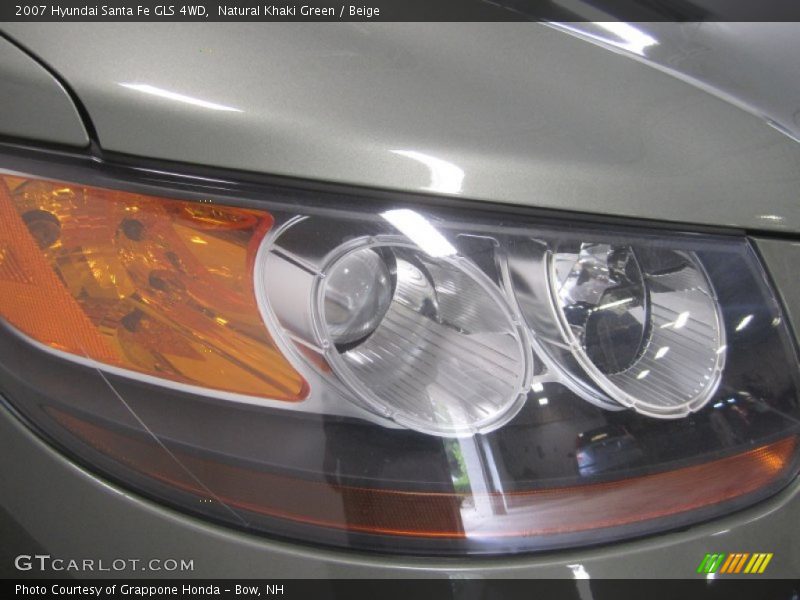 Natural Khaki Green / Beige 2007 Hyundai Santa Fe GLS 4WD