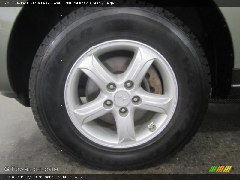 Natural Khaki Green / Beige 2007 Hyundai Santa Fe GLS 4WD