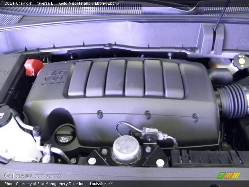 Gold Mist Metallic / Ebony/Ebony 2011 Chevrolet Traverse LT