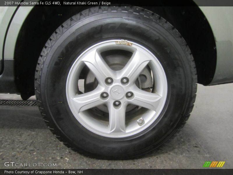 Natural Khaki Green / Beige 2007 Hyundai Santa Fe GLS 4WD