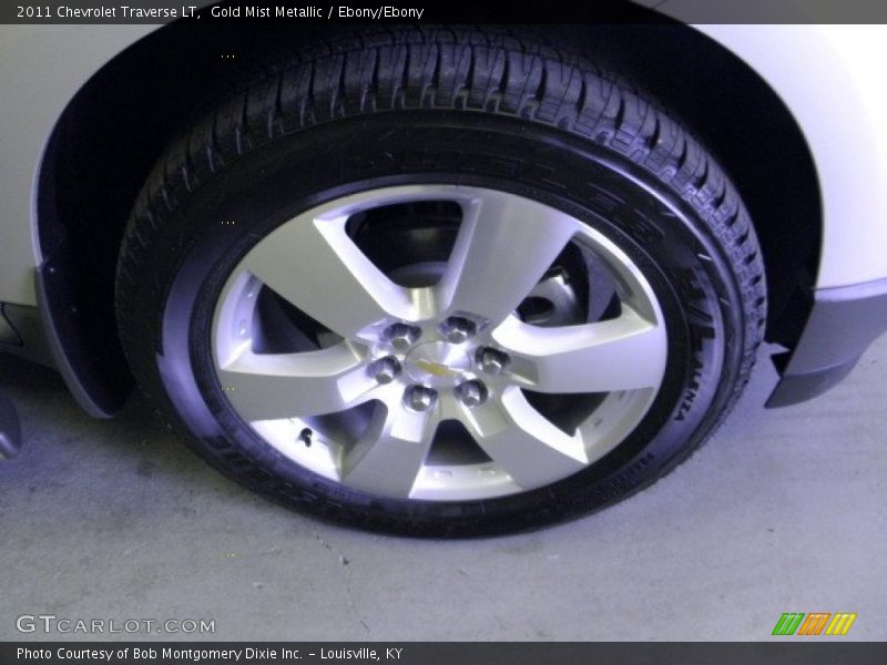 Gold Mist Metallic / Ebony/Ebony 2011 Chevrolet Traverse LT