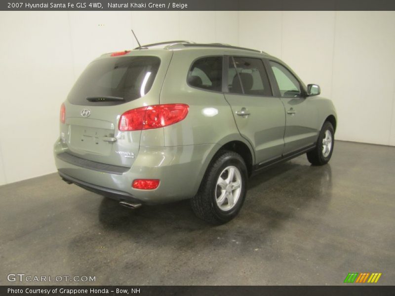 Natural Khaki Green / Beige 2007 Hyundai Santa Fe GLS 4WD