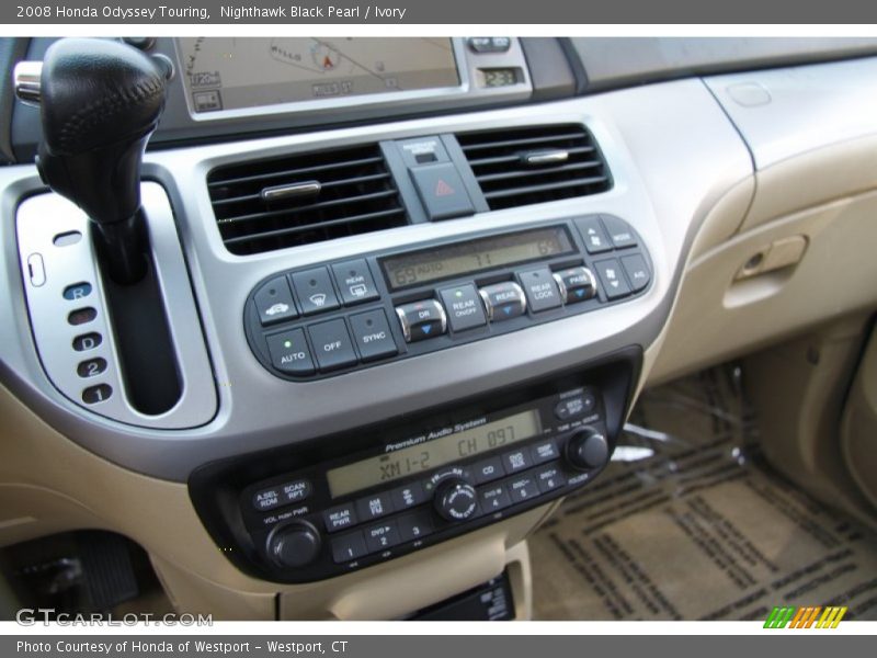 Nighthawk Black Pearl / Ivory 2008 Honda Odyssey Touring