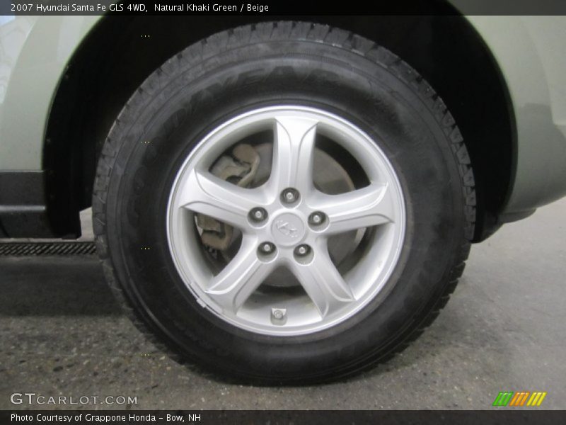 Natural Khaki Green / Beige 2007 Hyundai Santa Fe GLS 4WD
