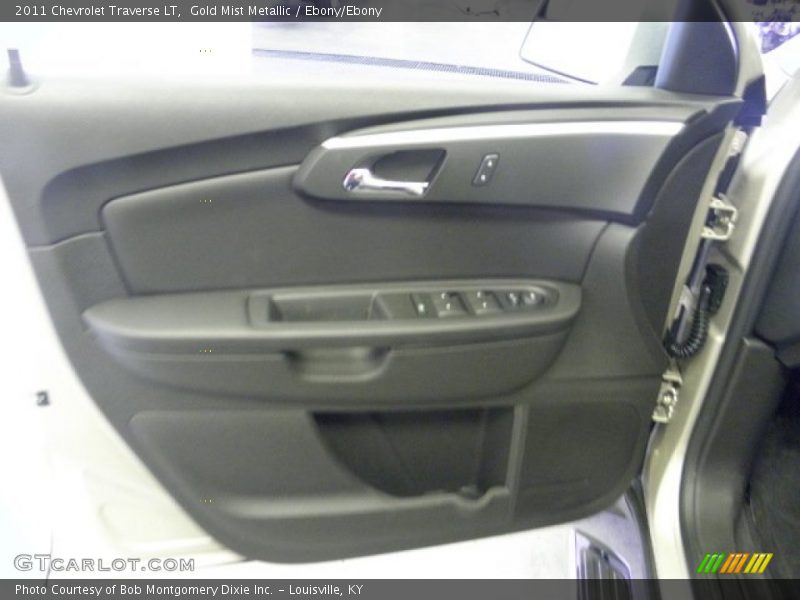 Gold Mist Metallic / Ebony/Ebony 2011 Chevrolet Traverse LT