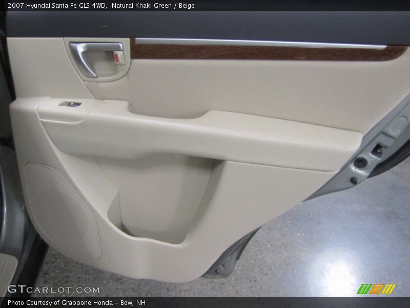 Natural Khaki Green / Beige 2007 Hyundai Santa Fe GLS 4WD