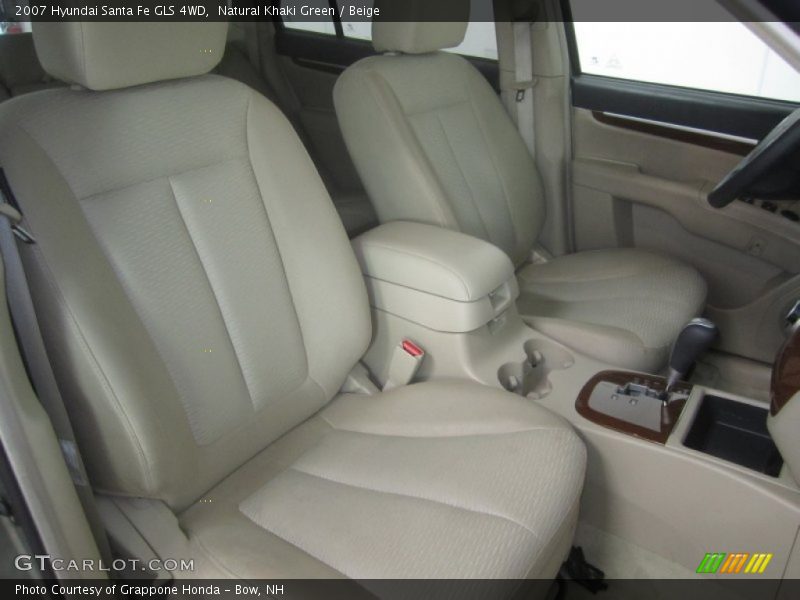 Natural Khaki Green / Beige 2007 Hyundai Santa Fe GLS 4WD