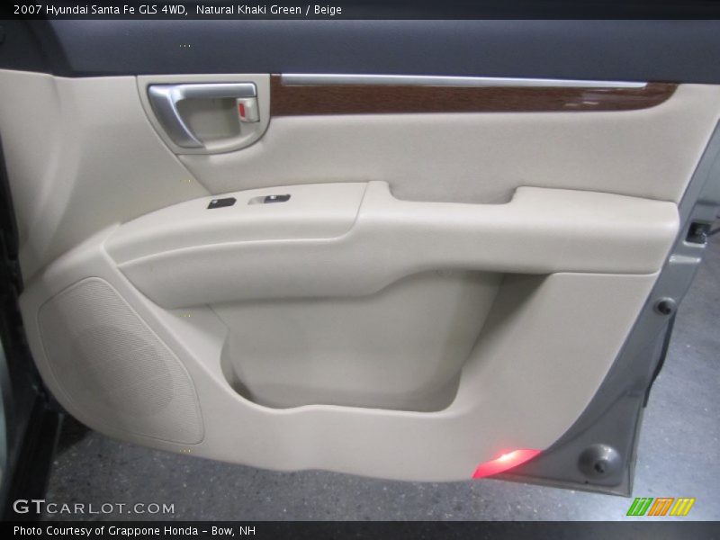 Natural Khaki Green / Beige 2007 Hyundai Santa Fe GLS 4WD