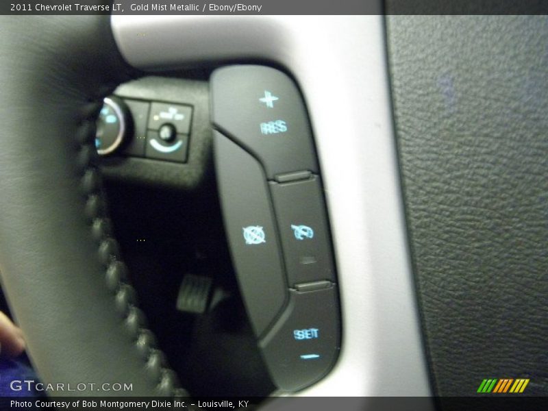 Gold Mist Metallic / Ebony/Ebony 2011 Chevrolet Traverse LT