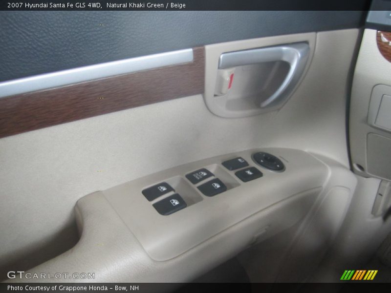 Natural Khaki Green / Beige 2007 Hyundai Santa Fe GLS 4WD
