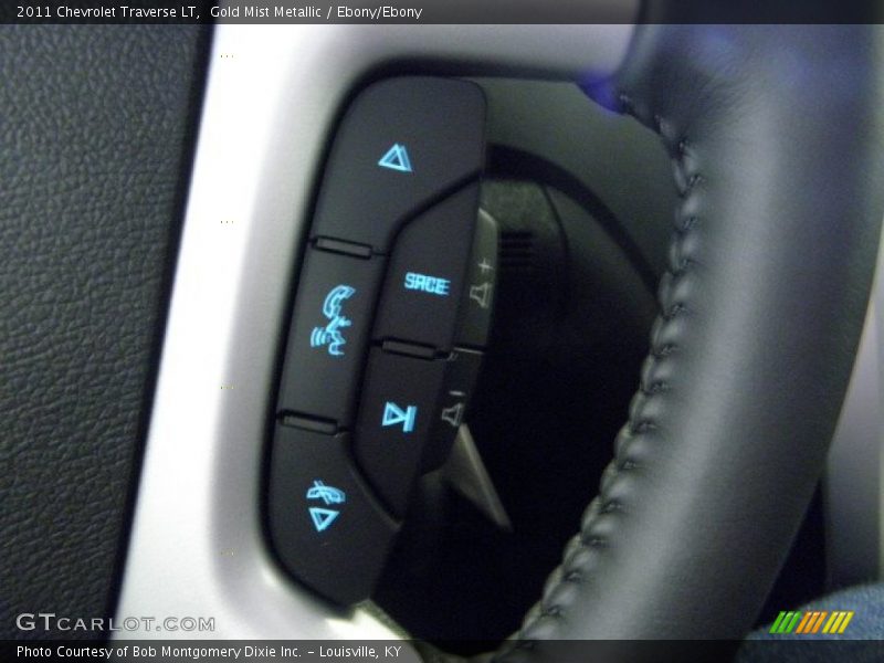 Gold Mist Metallic / Ebony/Ebony 2011 Chevrolet Traverse LT