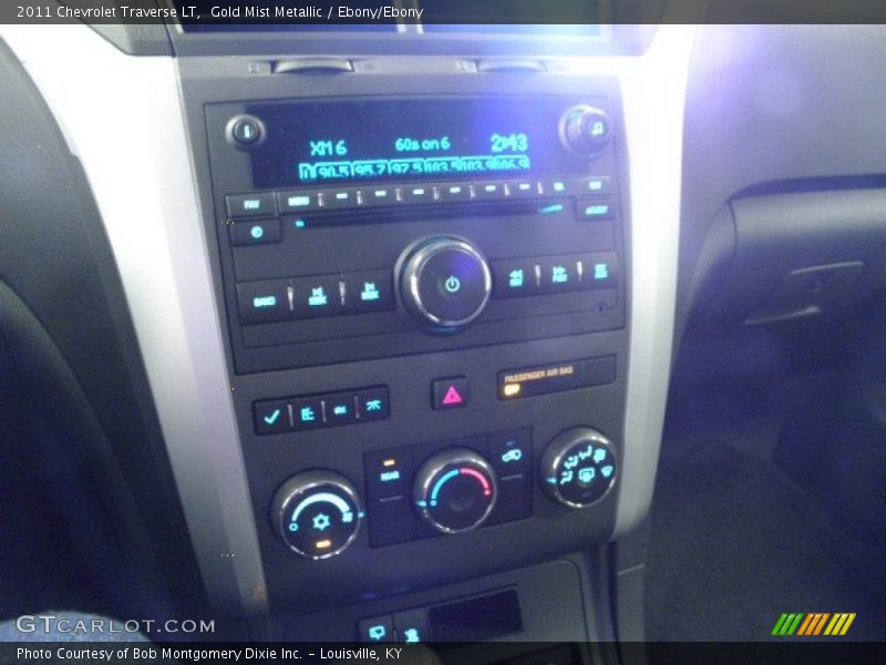 Gold Mist Metallic / Ebony/Ebony 2011 Chevrolet Traverse LT