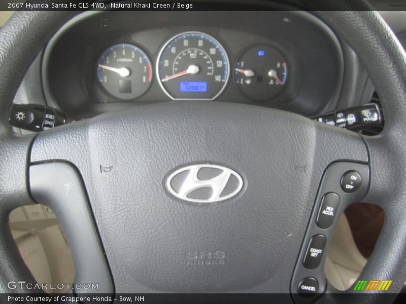 Natural Khaki Green / Beige 2007 Hyundai Santa Fe GLS 4WD
