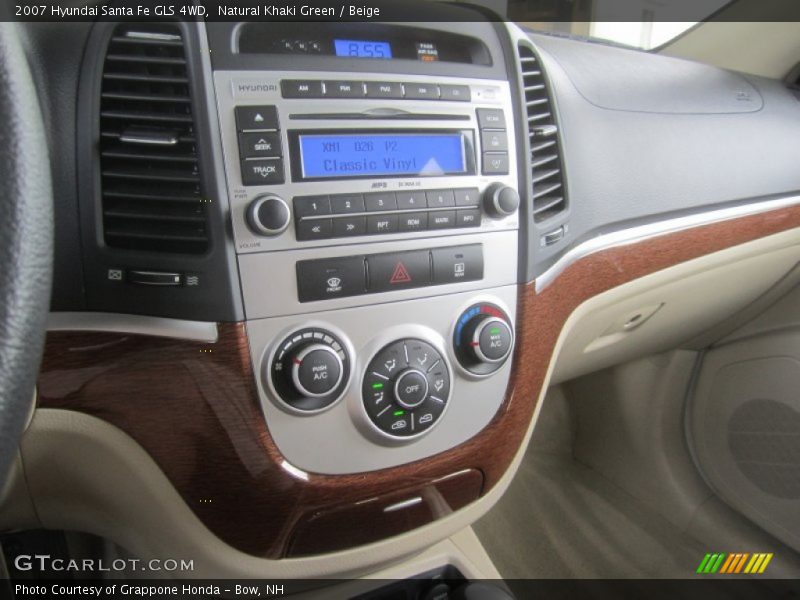 Natural Khaki Green / Beige 2007 Hyundai Santa Fe GLS 4WD