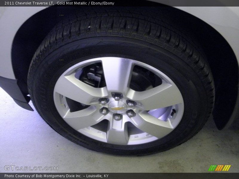 Gold Mist Metallic / Ebony/Ebony 2011 Chevrolet Traverse LT
