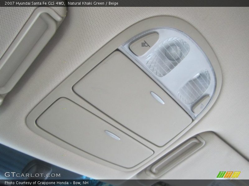 Natural Khaki Green / Beige 2007 Hyundai Santa Fe GLS 4WD