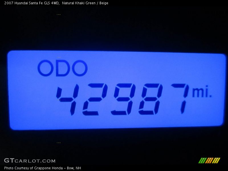 Natural Khaki Green / Beige 2007 Hyundai Santa Fe GLS 4WD