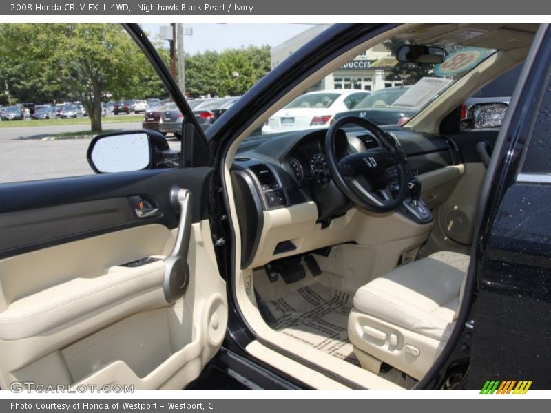 Nighthawk Black Pearl / Ivory 2008 Honda CR-V EX-L 4WD