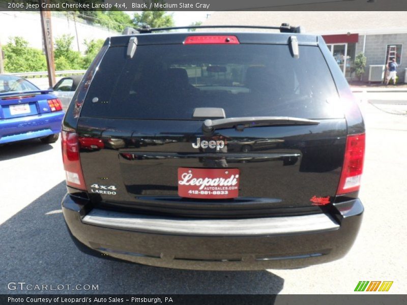 Black / Medium Slate Gray 2006 Jeep Grand Cherokee Laredo 4x4