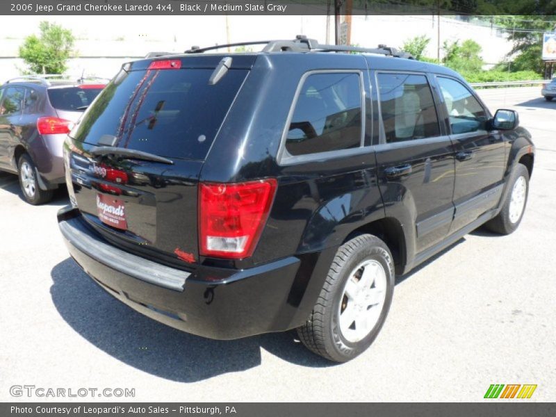 Black / Medium Slate Gray 2006 Jeep Grand Cherokee Laredo 4x4