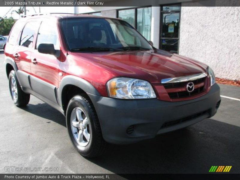 Redfire Metallic / Dark Flint Gray 2005 Mazda Tribute i