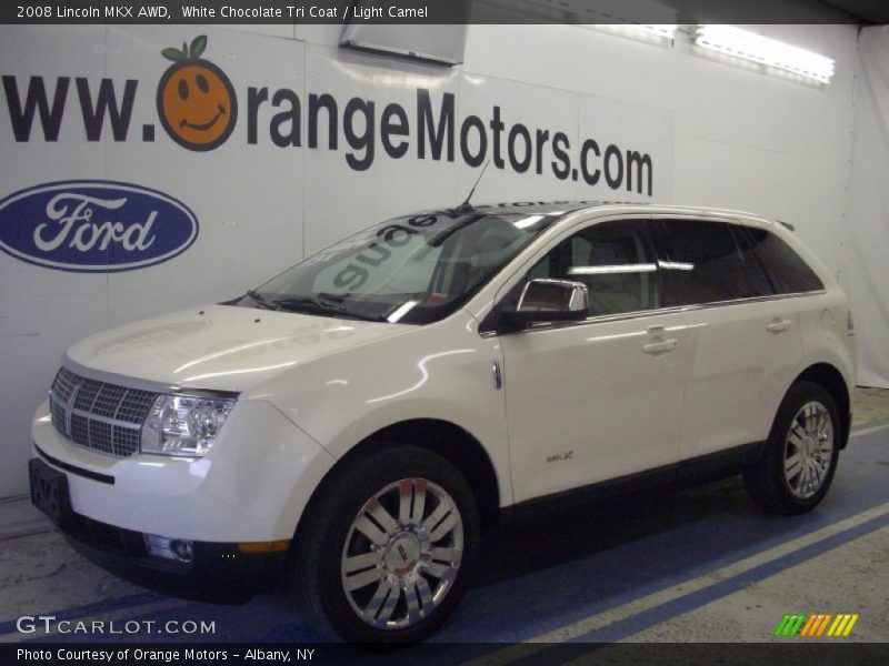 White Chocolate Tri Coat / Light Camel 2008 Lincoln MKX AWD